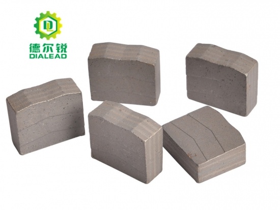 segmentos de corte de bloque de granito